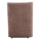  Zuo Bambun 110996 Dining Chair with Wheels - Taupe IMAGE 12
