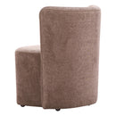 Zuo Bambun 110996 Dining Chair with Wheels - Taupe IMAGE 2