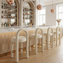  Zuo Curco 110993 Set of 2 Counter Stool - Beige IMAGE 9