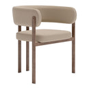  Zuo Ruge 110990 Set of 2 Dining Chair - Beige IMAGE 2
