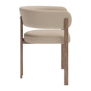  Zuo Ruge 110990 Set of 2 Dining Chair - Beige IMAGE 3