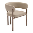  Zuo Ruge 110990 Set of 2 Dining Chair - Beige IMAGE 5
