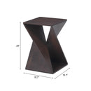  Zuo Alba 110972 Accent Table - Walnut IMAGE 8