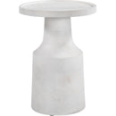  Zuo Cala 110971 Side Table - White IMAGE 1