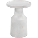  Zuo Cala 110971 Side Table - White IMAGE 2