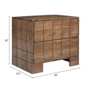  Zuo Modo 110967 Nightstand - Walnut IMAGE 11