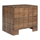  Zuo Modo 110967 Nightstand - Walnut IMAGE 1