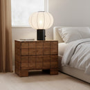 Zuo Modo 110967 Nightstand - Walnut IMAGE 9