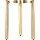  Zuo Noan 110954 Side Table - White/Gold IMAGE 3