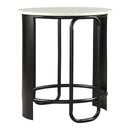  Zuo Obel 110948 Side Table - White/Black IMAGE 3