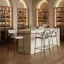  Zuo Couva 110937 Set of 2 Barstool - Gray Tweed IMAGE 7