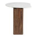  Zuo Vara 110934 Side Table - White/Walnut IMAGE 5