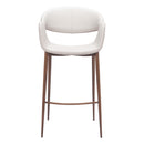  Zuo Limay 110929 Barstool - Beige/Walnut IMAGE 9