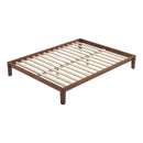  Zuo Luum 110915 Queen Platform Bed Frame - Walnut IMAGE 2