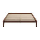  Zuo Luum 110915 Queen Platform Bed Frame - Walnut IMAGE 5