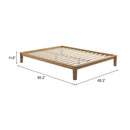  Zuo Luum 110914 Queen Platform Bed Frame - Natural IMAGE 9