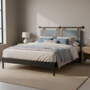  Zuo Zeva 110911 Floating Queen Headboard - Gray IMAGE 2