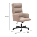  Zuo Sable 110910 Office Chair - Gray IMAGE 9