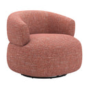  Zuo Venezia 110893 Swivel Chair - Brown IMAGE 1
