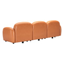  Zuo Cleo 110889 Modular Sofa - Brown IMAGE 10