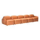  Zuo Cleo 110889 Modular Sofa - Brown IMAGE 11