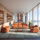  Zuo Cleo 110889 Modular Sofa - Brown IMAGE 4