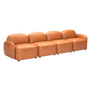  Zuo Cleo 110889 Modular Sofa - Brown IMAGE 6