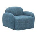  Zuo Cleo 110888 Swivel Chair - Blue IMAGE 1