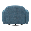  Zuo Cleo 110888 Swivel Chair - Blue IMAGE 2