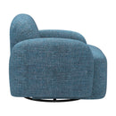  Zuo Cleo 110888 Swivel Chair - Blue IMAGE 4