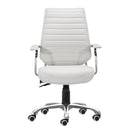 Zuo Enterprise 110883 Low Back Office Chair - White IMAGE 1