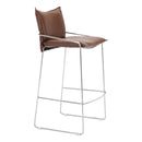  Zuo Pola 110876 Barstool - Brown IMAGE 1