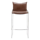  Zuo Pola 110876 Barstool - Brown IMAGE 7