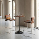  Zuo Pola 110876 Barstool - Brown IMAGE 8