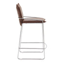  Zuo Pola 110873 Counter Stool - Brown IMAGE 4