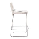  Zuo Pola 110872 Counter Stool - White IMAGE 5
