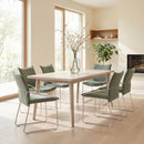  Zuo Pola 110871 Set of 2 Dining Chair - Green IMAGE 9
