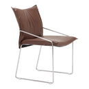  Zuo Pola 110870 Set of 2 Dining Chair - Brown IMAGE 1