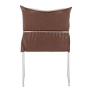  Zuo Pola 110870 Set of 2 Dining Chair - Brown IMAGE 2