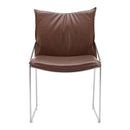  Zuo Pola 110870 Set of 2 Dining Chair - Brown IMAGE 6
