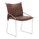  Zuo Pola 110870 Set of 2 Dining Chair - Brown IMAGE 7