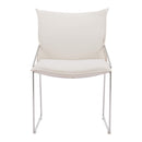 Zuo Pola 110869 Set of 2 Dining Chair - White IMAGE 6