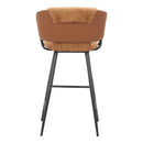  Zuo Juno 110867 Set of 2 Barstool - Brown IMAGE 2
