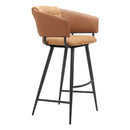  Zuo Juno 110867 Set of 2 Barstool - Brown IMAGE 5