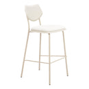  Zuo Zeal 110866 Set of 4 Barstool - Light Gray/Beige IMAGE 1