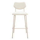  Zuo Zeal 110866 Set of 4 Barstool - Light Gray/Beige IMAGE 6