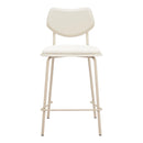  Zuo Zeal 110865 Set of 4 Counter Stool - Light Gray/Beige IMAGE 5