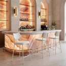  Zuo Zeal 110865 Set of 4 Counter Stool - Light Gray/Beige IMAGE 9