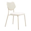  Zuo Zeal 110864 Set of 4 Dining Chair - Light Gray/Beige IMAGE 1