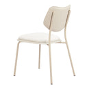  Zuo Zeal 110864 Set of 4 Dining Chair - Light Gray/Beige IMAGE 2